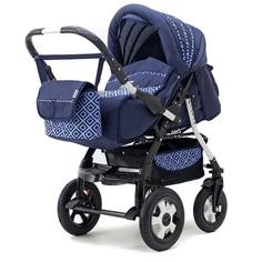 Коляска-трансформер BartPlast Diana 2016 PKLO синий RO03