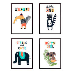 Набор постеров Коллаж Детский №119 90х130 см Дом Корлеоне