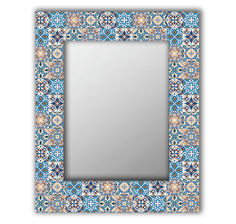 Настенное зеркало Мексиканская плитка 04-0117-65х80 Дом Корлеоне