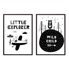 Набор постеров Коллаж Детский №24 30х50 см Дом Корлеоне