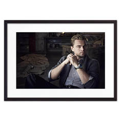 Постер в рамке Леонардо ди Каприо 50х70 см Дом Корлеоне
