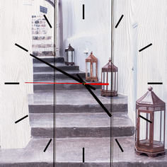 Настенные часы Фонари 60 х 60 см Дом Корлеоне