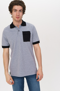 Футболка-поло мужская T M8013 Tom Farr серая 46 RU