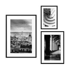 Набор постеров Коллаж Париж №64 80х80 см Дом Корлеоне