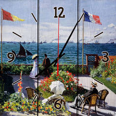 Настенные часы Терраса в Сент-Адрессе 60 х 60 см Дом Корлеоне