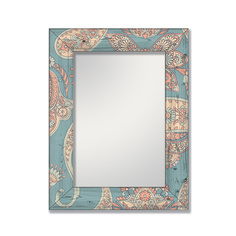 Зеркало настенное Дом Корлеоне Пейсли 04-0031-60х60 см, разноцветный