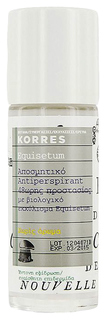 Дезодорант-антиперспирант Korres Equisetum 48h Anti-Perspirant Deodorant Fragrance Free