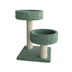 Когтеточка для кошек ПУШОК ковролиновая «Двойная лапа» 42х65см