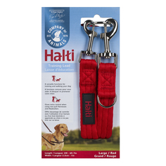 Поводок-перестежка для собак COA HALTI Training Lead, красный, 200х2,5см Company of Animals