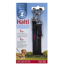 Поводок-перестежка для собак COA HALTI Training Lead, черный, 200х1,5см Company of Animals