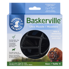 Намордник для собак COA BASKERVILLE ULTRA, Size 4, длина 9 см, обхват 32 см Company of Animals