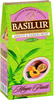 Чай Basilur "Волшебные фрукты" Абрикос и Маракуйя зеленый листовой 100 г