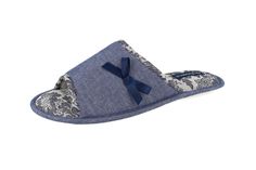 Домашние тапочки женские de fonseca BARI TOP E PA W704RU голубые 40-41 RU