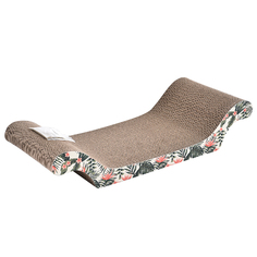 Когтеточка для кошек FOXIE Palm Tree Лежанка картон 49х22х10см