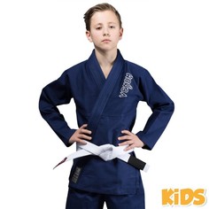 Кимоно для бжж Venum Contender Kids Navy Blue с поясом , C1
