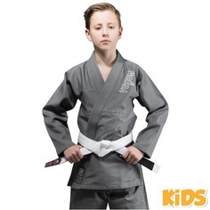 Кимоно для бжж Venum Contender Kids Gray с поясом , C1
