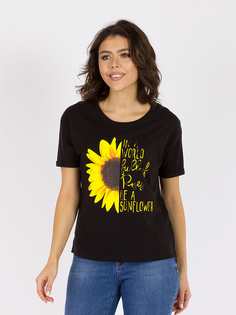 Футболка женская DAIROS GD69300928 черная M