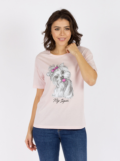 Футболка женская DAIROS GD69300942 розовая M