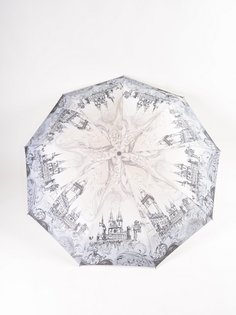 Зонт женский ZEST 23947-М238 белый/серый