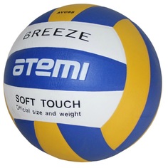Мяч волейбольный Atemi BREEZE, синтетическая кожа Microfiber, син.-жёлт.-бел.