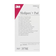 Раневая повязка 3М Medipore + Pad 10 х 20 см прокладка 5 х 15,5 см 25 шт. 3M