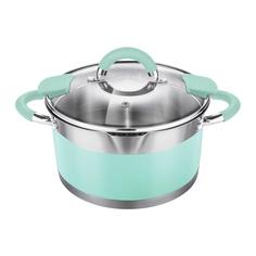 Кастрюля Lara "Mint" LR02-542 3,3л 20х11см носик, индукционное дно, крышка с бортом