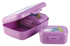 Контейнер для закусок DINO 3шт фиолетовый, Tescoma 668330.23