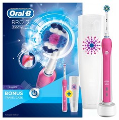Зубная щетка электрическая Braun Oral-B Pro 2 2500 CrossAction Pink