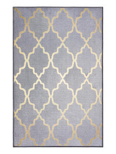 Коврик универсальный LUCKY 50х80см, серый/золото M111215