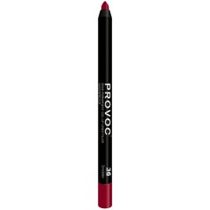 Подводка гелевая в карандаше для губ, 36 темно-красный / (L) Gel Lip Liner 7 г Provoc