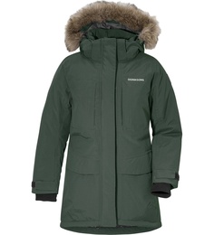 Парка для девочек Didriksons цв. зеленый р-р. 140