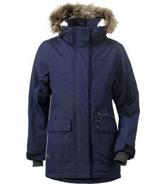 Парка для девочек Didriksons цв. синий р-р. 140