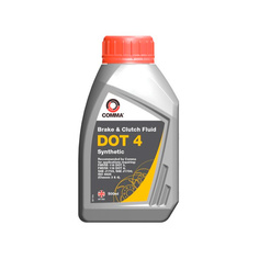 Тормозная жидкость Comma DOT 4 BRAKE FLUID BF4500M, 0,5 л