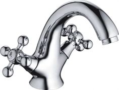 Смеситель двуручковый для раковины хром Haiba HB1019