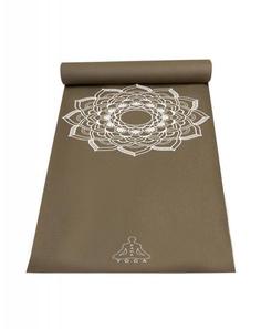Коврик для йоги Mandala Grey Germany (1.4 кг, 183 см, 3 мм, серый, 60 см) Rama Yoga