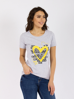 Футболка женская DAIROS GD69300948 серая XS