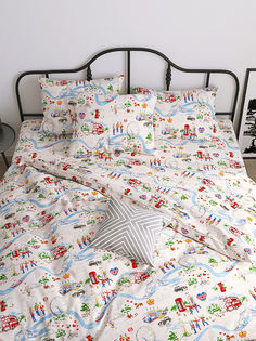 Пододеяльник Сказка -Лондон- 1,5-спальный на молнии 145х215 см
