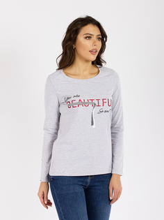 Лонгслив женский DAIROS GD69300952 серый XL