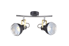 Настенный светильник Escada 1135/2A E14*40W Black/Chrome