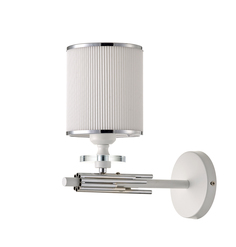 Настенный светильник Escada 1156/1A E27*60W Matt white/Chrome