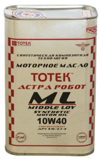 Моторное масло Тотек Астра Робот ML SAE 10W40