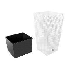 Кашпо для цветов Rato Square DRTS325-S449 (21/49 л) 2 предмета Prosperplast