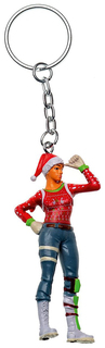 Фигурка-брелок Fortnite - Агент Рождества, 7 см P.M.I. Trading Ltd.