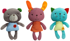 Мягкая развивающая игрушка 1Toy Bobbie & friends Т57138