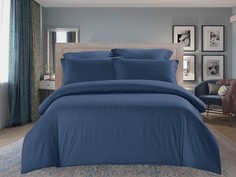 Пододеяльник Edelson сатин страйп 200х220, ESS-22-М_черника