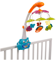 Мобиль Жирафики Добрая сова с ночником и проектором