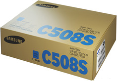 Картридж для лазерного принтера Samsung CLT-C508S, голубой, оригинал