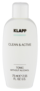 Тоник для лица Klapp Clean & Active Без спирта 75 мл