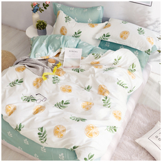 Комплект постельного белья, евро, Letto, 2 нав. 70х70см SM590-6