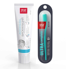 Зубная паста SPLAT BIOCALCIUM 100 мл + зубная щетка Сплат Professional ULTRA COMPLETE
